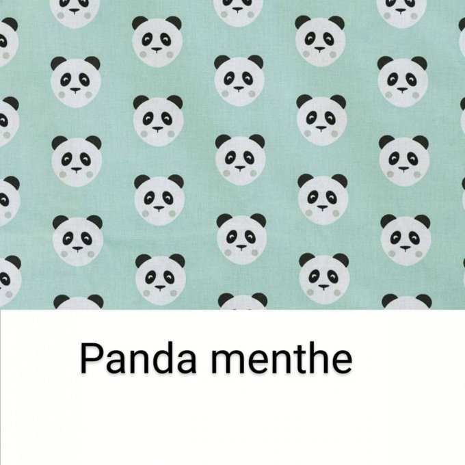 sac à dos  panda menthe / canard 