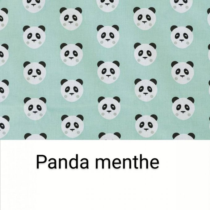 sac à dos  panda menthe