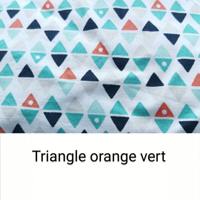 sac à dos  renard orange et menthe
