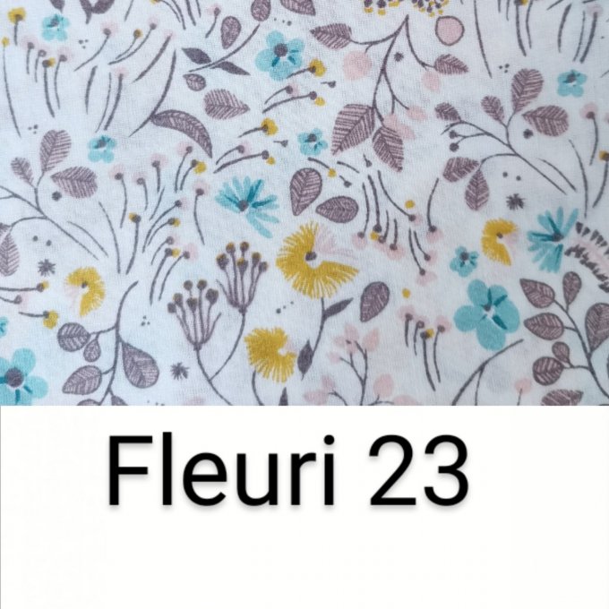 Protège carnet de santé motifs fleuri n °23