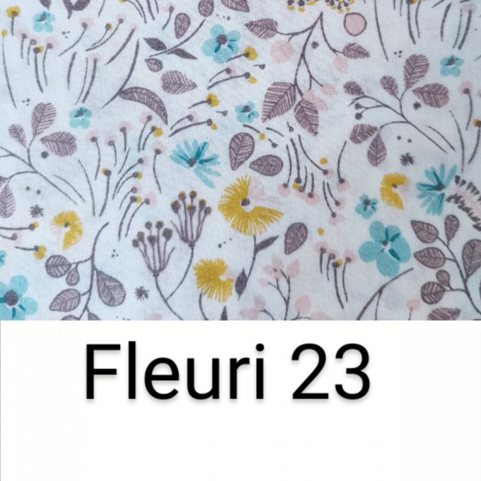 Protège carnet de santé motifs fleuri n°23 