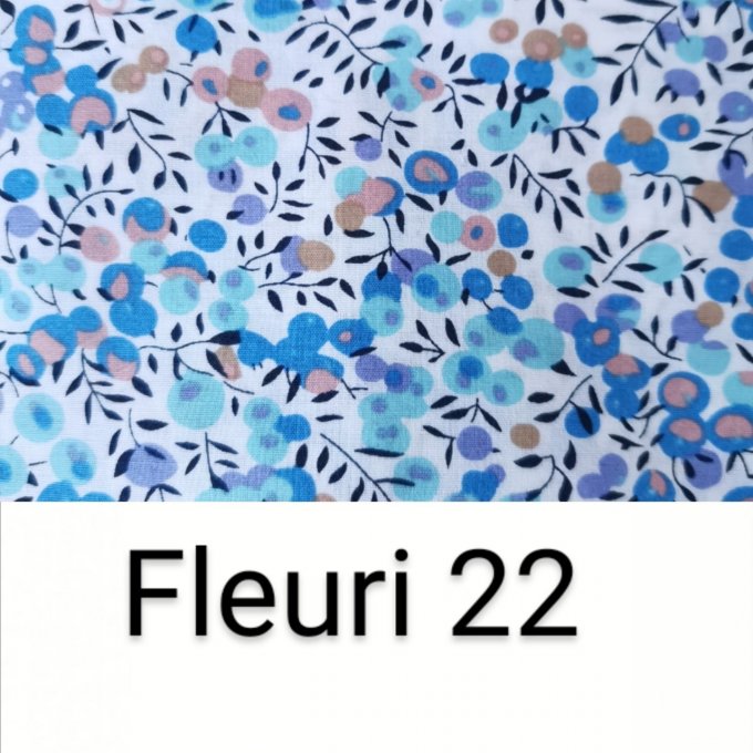 Tour de cou fleuri n°22