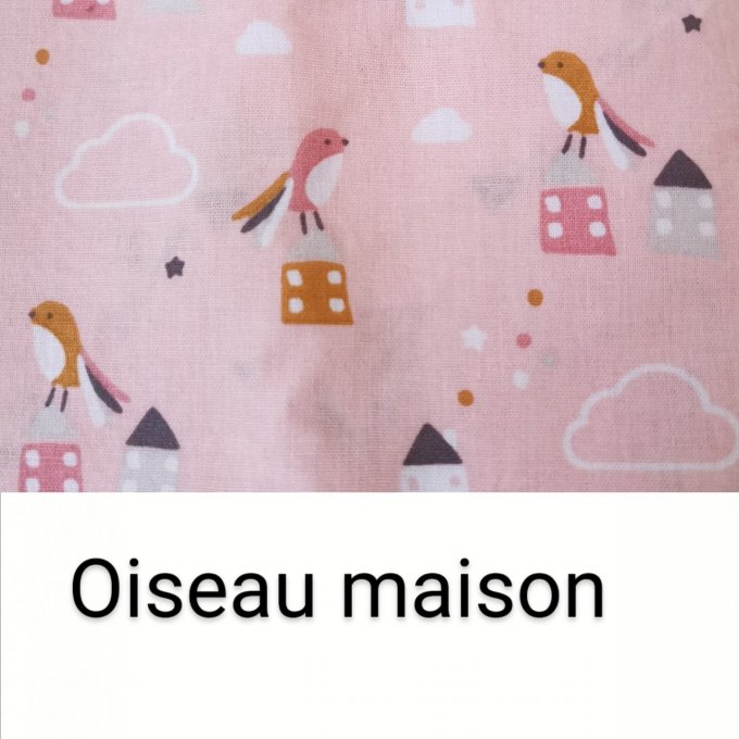 sac à dos  oiseaux rose