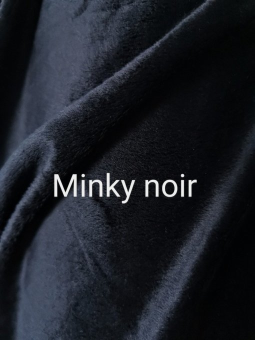 Tour de cou kanaki minky noir  12-18mois 