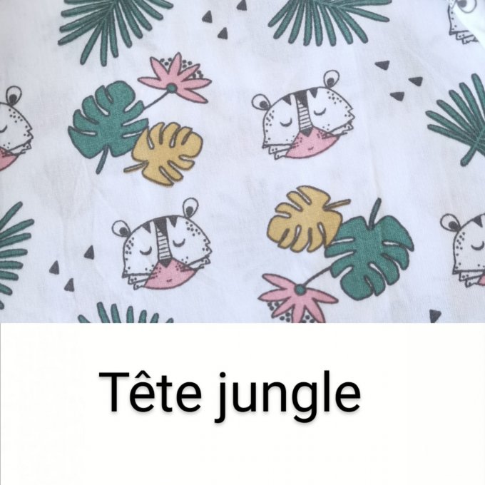 sac à dos motifs tête jungle 