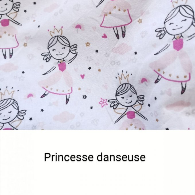 Protège carnet de santé motifs princesse danseuse 