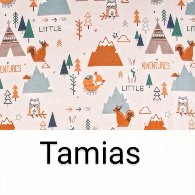 bavoir bandana motifs tamias 