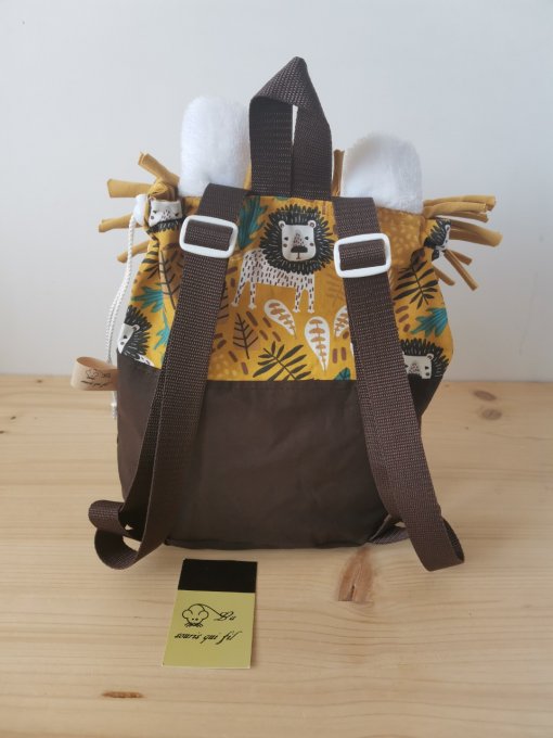 sac à dos tête de Lion
