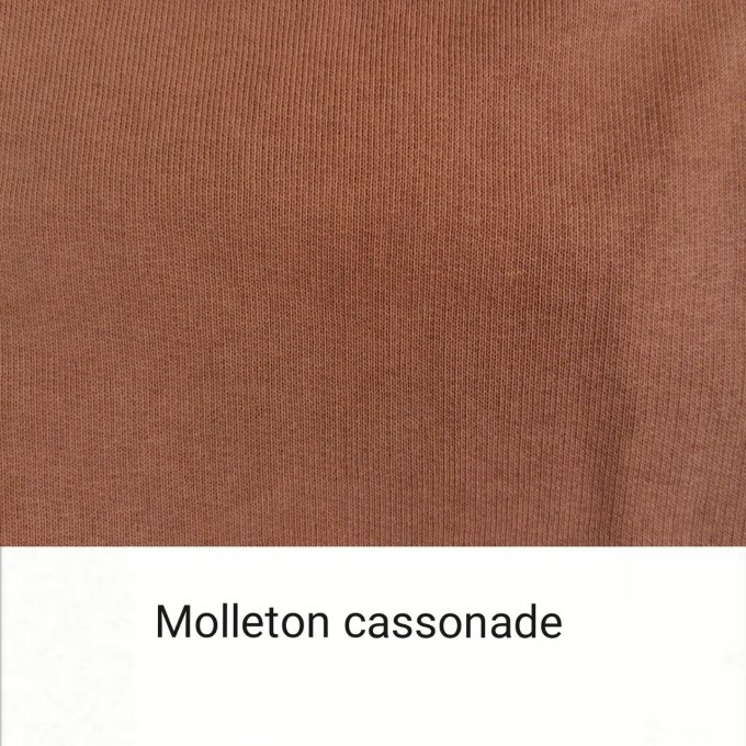 Tour de cou nature florale molleton cassonade  taille 12-18mois 