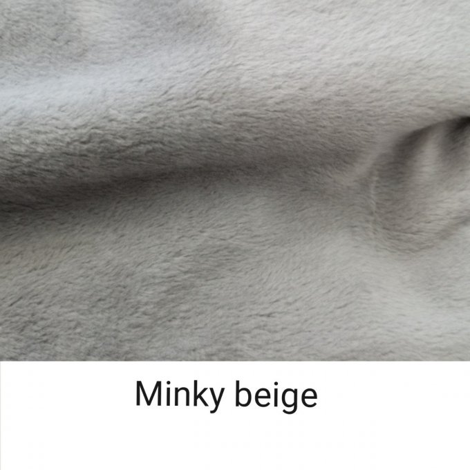 Tour de cou kanaki minky beige taille 12-18mois 