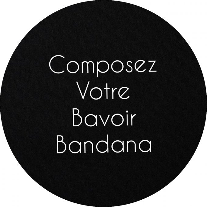 Composez votre bavoir bandana 