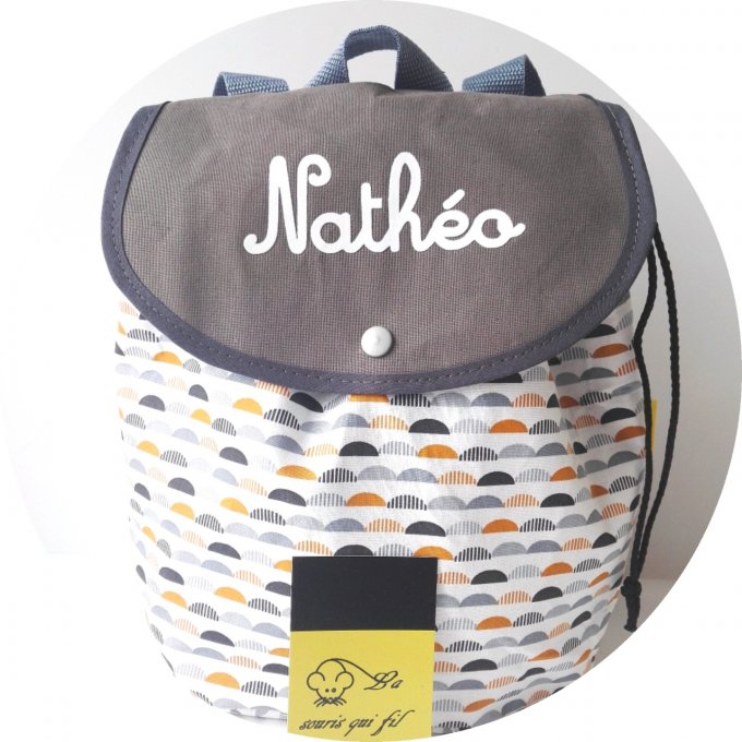 sac à dos demi cercle /gris