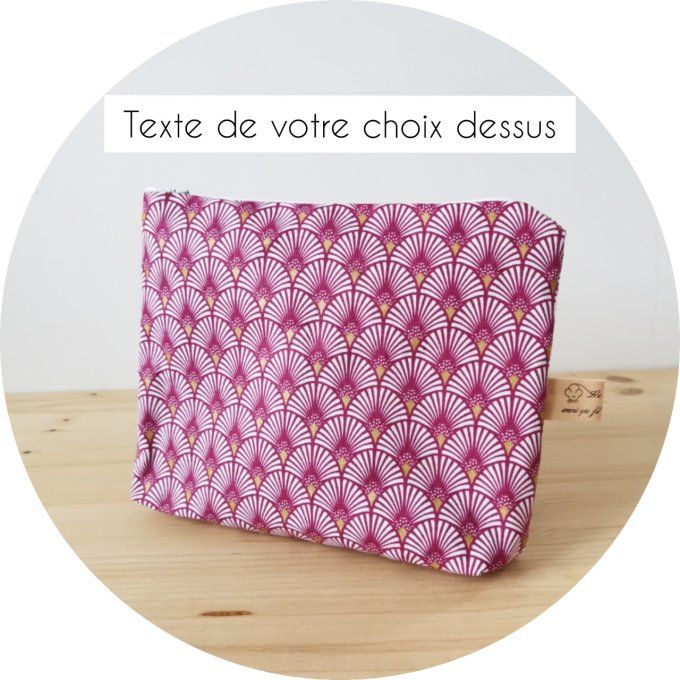 2 pochettes et 4 lingettes "témoin en or" 