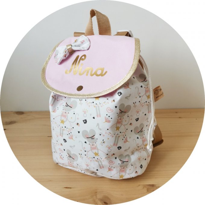 sac à dos  souris danseuse 