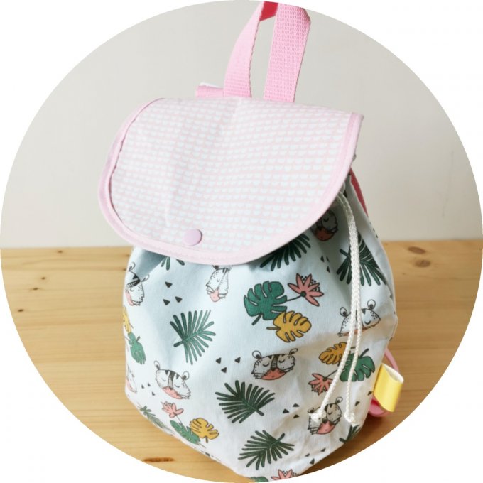 sac à dos motifs tête jungle 