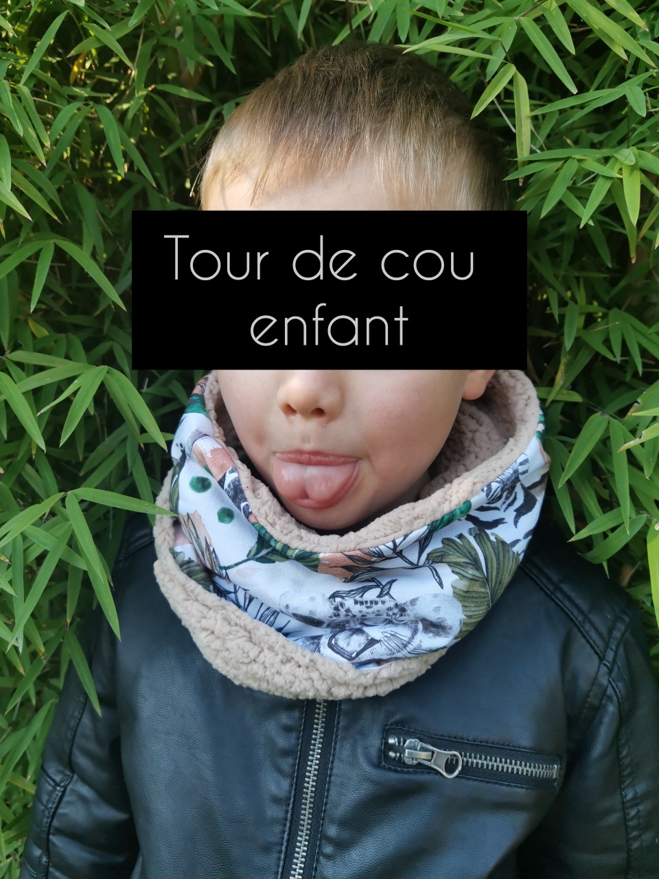 Tour de cou Enfant Moutarde