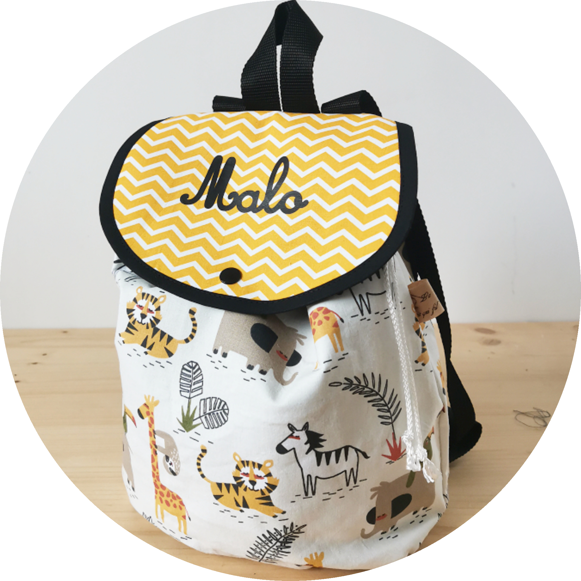 Sac à dos motifs animaux 